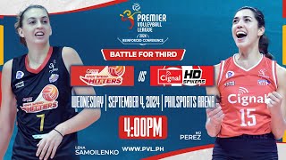 PLDT HOME FIBER vs CIGNAL  Full Match  Battle for 3rd  2024 PVL Reinforced Conference [upl. by Anairo]