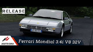 Assetto Corsa  Ferrari Mondial 34i V8 32V [upl. by Ayamahs]