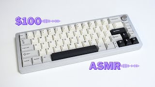 Ultra quotThockyquot ASMR Keyboard for 100  Yunzii AL66 Review Milk Switch [upl. by Vernor]