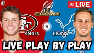 San Francisco 49ers vs Detroit Lions NFC Championship Game Live Stream [upl. by Noreg]