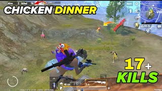 17 KILLS PUBG LITE NEW GAMEPLAY 🔥  SOLO VS SQUAD FULL GAMEPLAY  CHICKEN DINNER  PUBG MOBILE LITE [upl. by Anayhd]