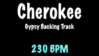 Cherokee  Gypsy Jazz Backing Track 230 BPM  Django Reinhardt [upl. by Neih]