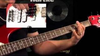 Bass Guitar Lessons  Fretboard Fitness  4 Phrygian Mode  Stu Hamm [upl. by Enaht325]