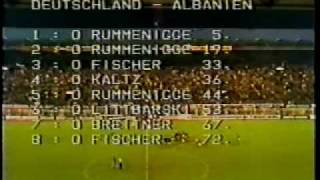 Germany v Albania 1981 Pt 3 [upl. by Vivie809]