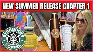 Starbucks Coffee  NEW Summer Cup Release Chapter 1 2024 Store Walk Thru  starbucks coffee [upl. by Acireed]