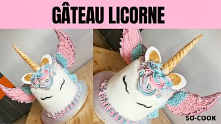 Gâteau licorne recette [upl. by Hertha]