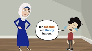 Deutsch lernen  Ich möchte ein Handy haben so wie Emma [upl. by Barvick]