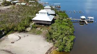 Little Gasparilla Island north end docks after Hurricanes Helene and Milton [upl. by Addam]