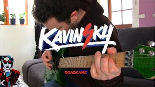 Kavinsky  Roadgame  Guitar cover [upl. by Ardnasil]