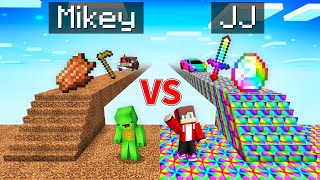 Mikey POOR vs JJ OP Bridge Survival Battle in Minecraft Maizen [upl. by Notlrak966]