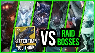 Destinys Most CONTROVERSIAL Weapon vs Raid Bosses Thunderlord vs Raid Bosses [upl. by Nylesaj788]