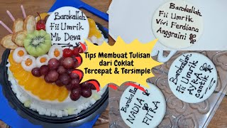 Tips Cepat amp Praktis Melelehkan Coklat Blok I Coklat Tim I bronies coklattim cake coklatleleh [upl. by Halyahs]