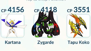 team insane zygarde Tapu Koko and KARTANA [upl. by Johnsten996]