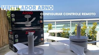 COMO CONFIGURAR CONTROLE REMOTO DO VENTILADOR ARNO ULTIMATE [upl. by Mallin]