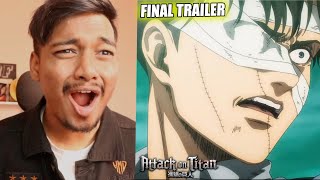 AOT FINAL SEASON FINAL TRAILER🔥BBFisLive [upl. by Ardeahp]