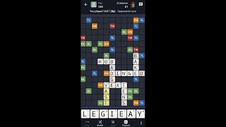 Wordfeud by Bertheussen IT  free multiplayer word puzzle game for Android and iOS  gameplay [upl. by Atiuqehc]