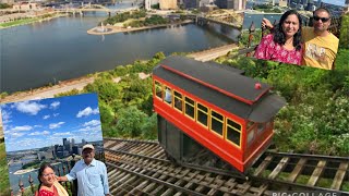 Duquesne Incline  Pittsburgh PA  Historic place Must visit [upl. by Natsirc]