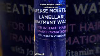 ad BBLUNTIndia intense moisture lamellar treatment water viralvideo trending shorts bblunt [upl. by Abrams695]