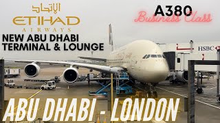 Etihad A380 BUSINESS CLASS  Abu Dhabi  London  Etihad Business Class  A380  Trip Report [upl. by Airpal157]