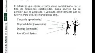 La tutoría en la escuela La tutoría escolar individual Tutorial [upl. by Wendell]