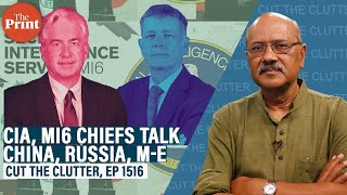 China Russia ISIS amp ME CIA MI6 chiefs on top intel concerns in rarest public talk for FT [upl. by Vano]