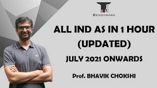 ALL IND AS IN 1 HOUR UPDATED  JULY 2021 ONWARDS [upl. by Grethel]