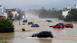 Massive flooding scenes in Mexico as Holbox island ravaged by cold front 32 [upl. by Ahsemot]