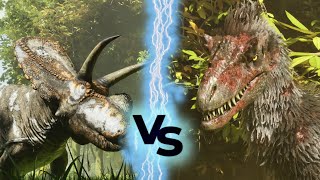 TOROSAURUS vs YUTYRANNUS  Ark Ascended [upl. by Atelokin]