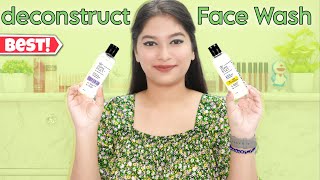 deconstrucr brightening face wash  deconstruct oil control facewash  Review  Catalytic Akanshya [upl. by Anahsed]