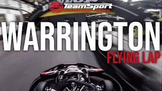 Flying Lap  TeamSport Karting Warrington [upl. by Ayikin]