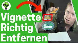 Vignette Entfernen und Wiederverwenden ✅ TOP ANLEITUNG Wie Autobahnvignette von Scheibe Ablösen [upl. by Penman]