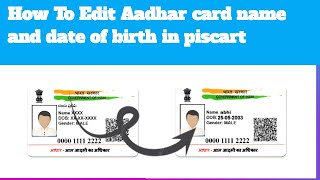 How to edit and change photo name fathers name in aadhar card from picsart in kannada [upl. by Adnoloy786]