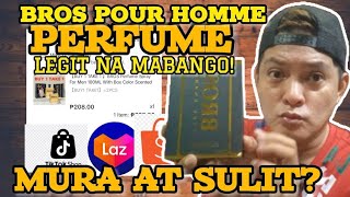 TRENDING BROS POUR HOMME PERFUME TESTING WITH REVIEW  LEGIT NA AFFORDABLE AT MABANGO TALAGA [upl. by Golanka]