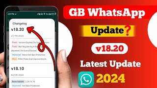 How to update gb whatsapp v1820 kaise kare [upl. by Toddy]