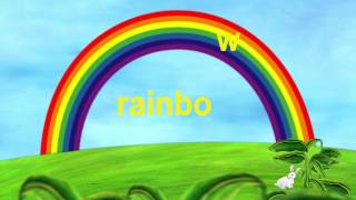 Learn the ABCs in LowerCase quotrquot is for rabbit and rainbow [upl. by Oona]