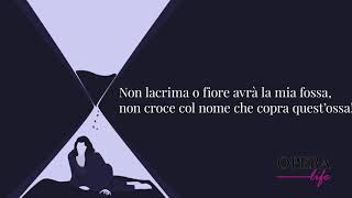 Addio del passato bei sogni ridenti  La traviata Angela Gheorghiu  Lyrics [upl. by Asiruam238]