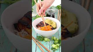 ✨How To Plate Like a Chef Seafood Noodle Bowl Recipe shorts [upl. by Anyg459]