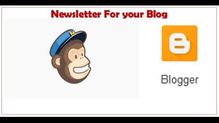 Mailchimp Newsletter for your Blogspot Blog  Subscription Form [upl. by Alayne450]