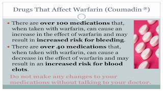 The Genetics of Warfarin Coumadin Response [upl. by Ilrebmik]