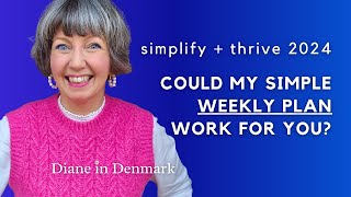 Minimalist Weekly PLANNING Routine Selfcare Flylady Hygge  Simplify  Thrive 2024 [upl. by Hughett]