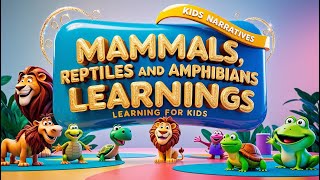 Mammals Reptiles and Amphibians Song for Kids  Fun Learning Names [upl. by Noirret]