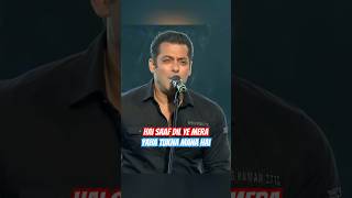 Hai Saaf Dil Ye Mera salmankhan ashwaryarai lovestory [upl. by Alehs]