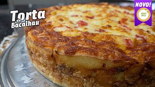 SEU NATAL FICA MAIS FÁCIL ASSIM  TORTA DE BACALHAU  BOLO DE BACALHAU  BACALHAU DE NATAL 1062 [upl. by Hock180]