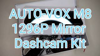 AUTOVOX M8 1296P Mirror Dash Cam Backup Camera Kit amp Large Touch Screen [upl. by Noirda600]