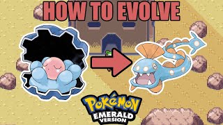 How To Evolve Clamperl Into Huntail In Pokemon Emerald [upl. by Wilber]