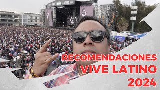 RECOMENDACIONES VIVE LATINO 2024 Guía Definitiva [upl. by Ardle689]