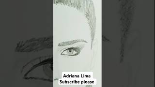 Adriana Lima portrait pencil [upl. by Roberta]