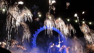 London New Years Day Fireworks 2013 [upl. by Aleusnoc]