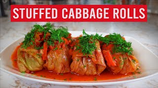 Amazing MUST TRY Cabbage Rolls I Stuffed Cabbage I Ground Beef Recipe [upl. by Jarvis]