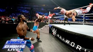 The Lucha Dragons vs The New Day  Tag Team Championship Match SuperSmackDown December 22 2015 [upl. by Jakob]